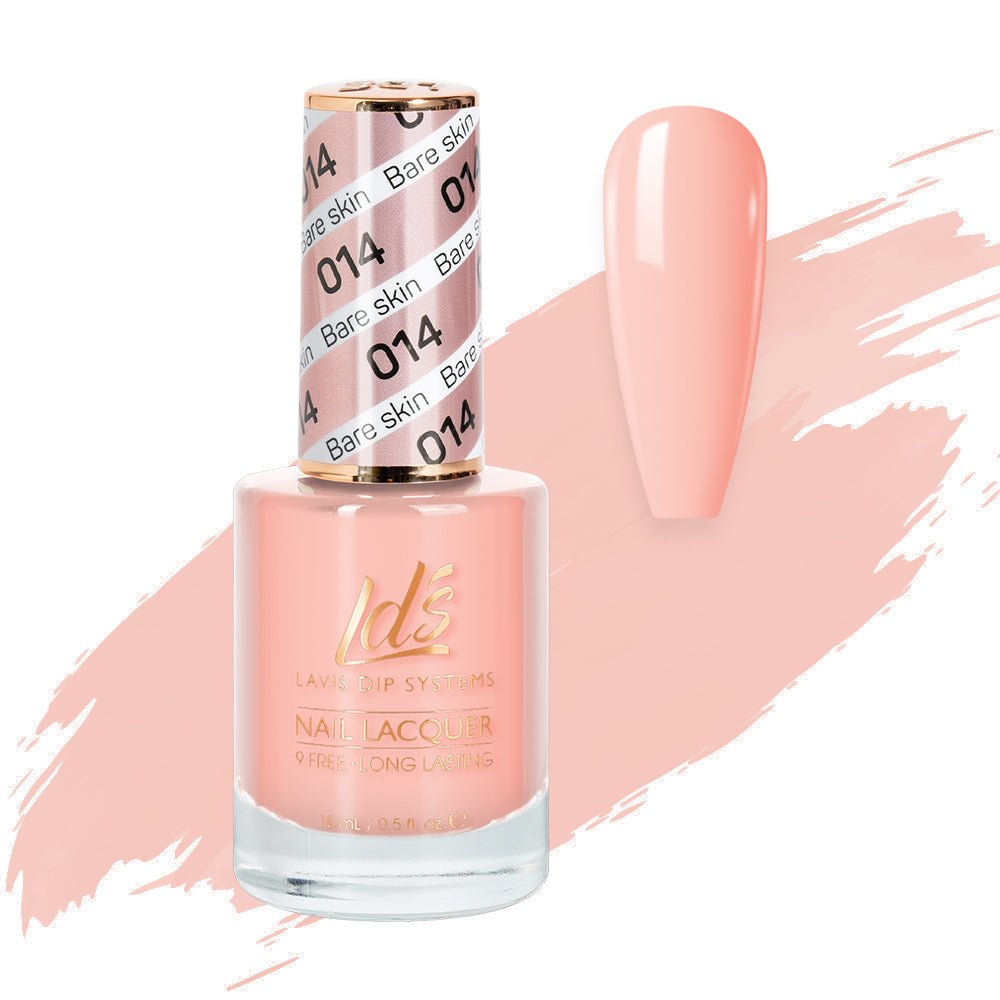 LDS Nail Lacquer - 014 Bare Skin - DTK Nail Supply
