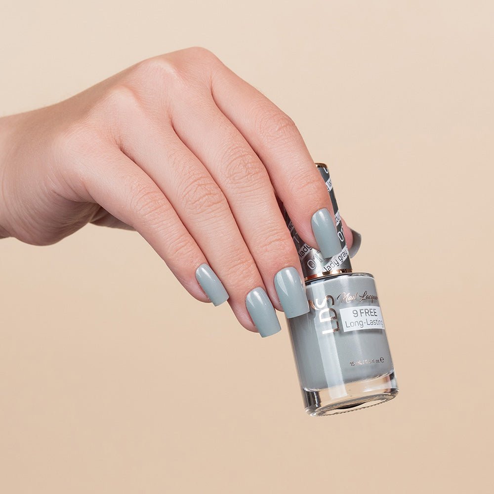 LDS Nail Lacquer - 017 Shady Lady Gray - DTK Nail Supply