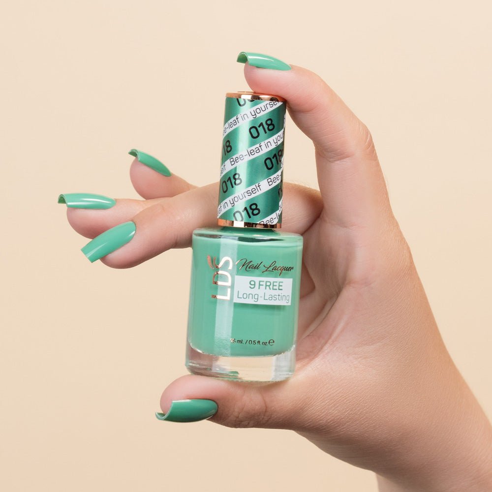LDS Nail Lacquer - 018 Bee - Leaf In Yourself - DTK Nail Supply