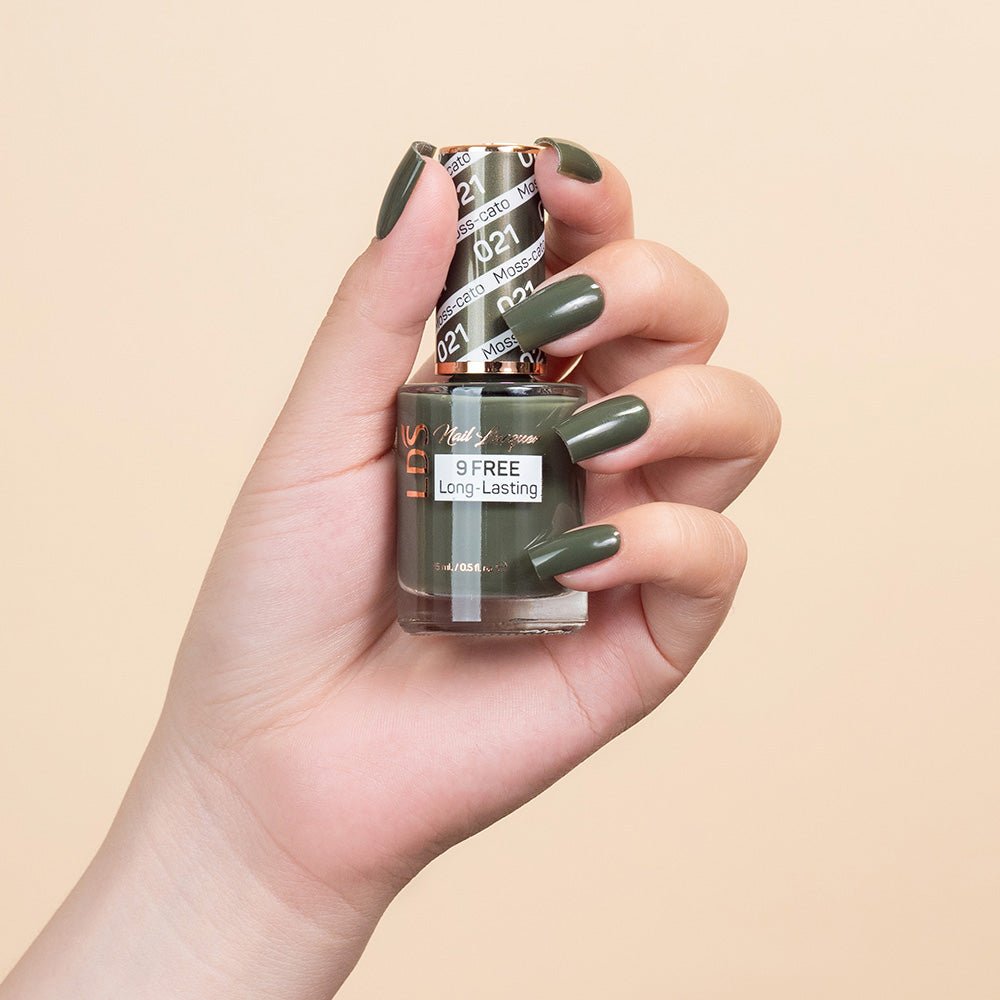 LDS Nail Lacquer - 021 Moss - Cato - DTK Nail Supply