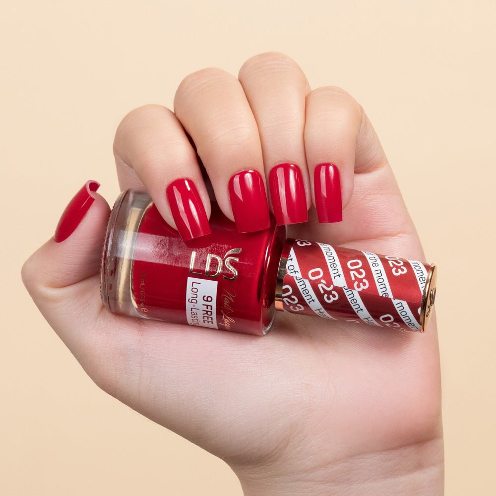 LDS Nail Lacquer - 023 Heat Of The Moment - DTK Nail Supply