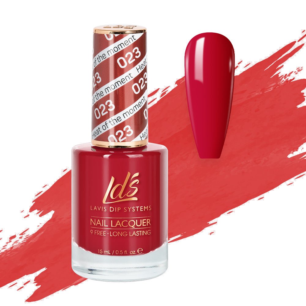 LDS Nail Lacquer - 023 Heat Of The Moment - DTK Nail Supply