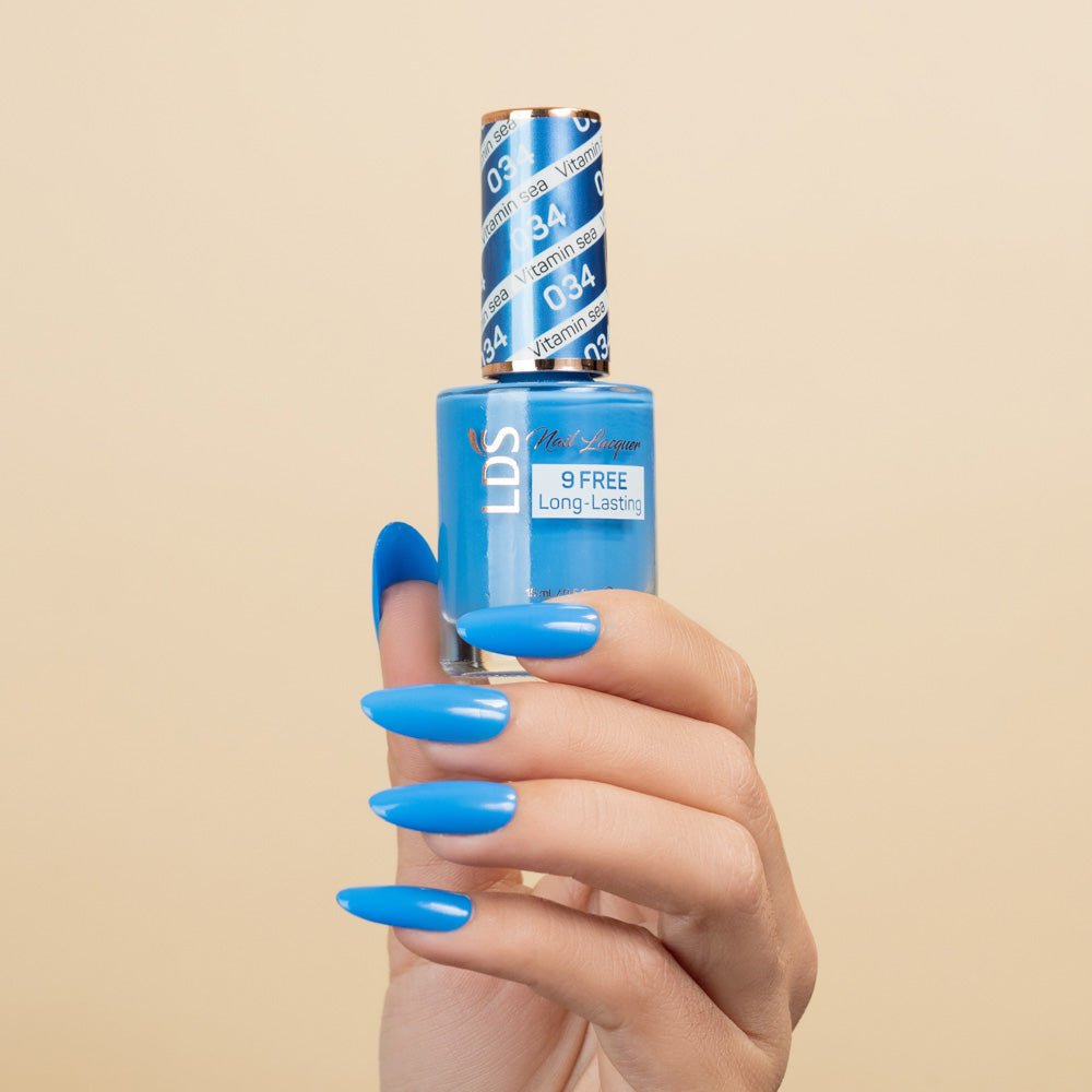 LDS Nail Lacquer - 034 Vitamin Sea - DTK Nail Supply