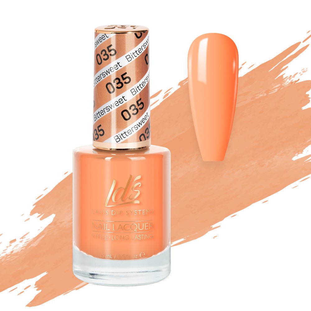 LDS Nail Lacquer - 035 Bittersweet - DTK Nail Supply