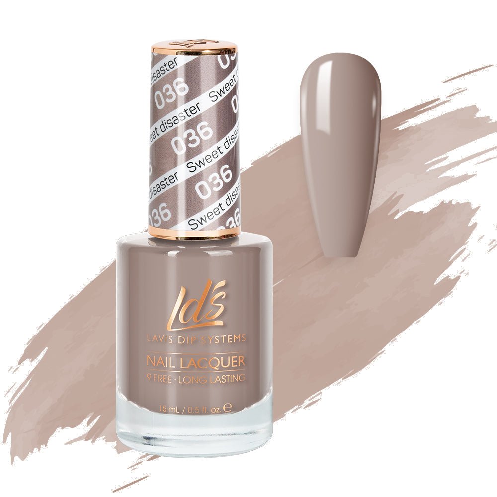 LDS Nail Lacquer - 036 Sweet Disaster - DTK Nail Supply