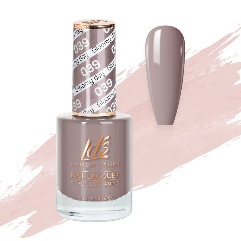 LDS Nail Lacquer - 039 Gloomy Day - DTK Nail Supply