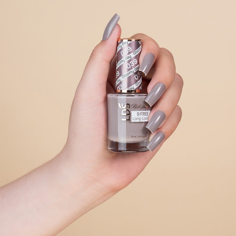 LDS Nail Lacquer - 039 Gloomy Day - DTK Nail Supply