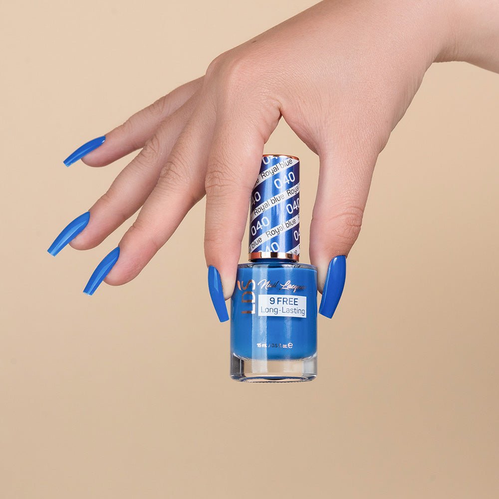 LDS Nail Lacquer - 040 Royal Blue - DTK Nail Supply