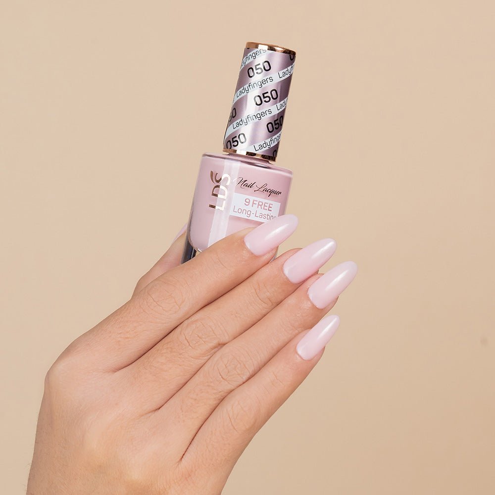 LDS Nail Lacquer - 050 Ladyfingers - DTK Nail Supply