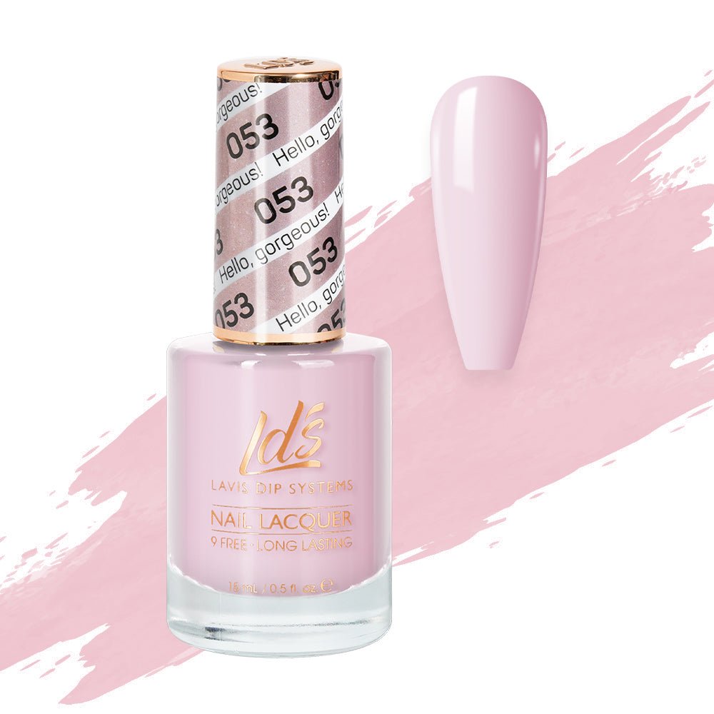 LDS Nail Lacquer - 053 Hello, Gorgeous - DTK Nail Supply