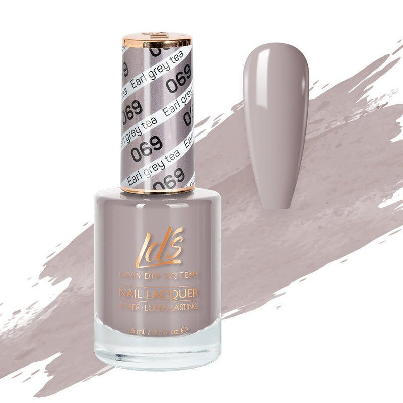 LDS Nail Lacquer - 069 Earl Grey Tea - DTK Nail Supply