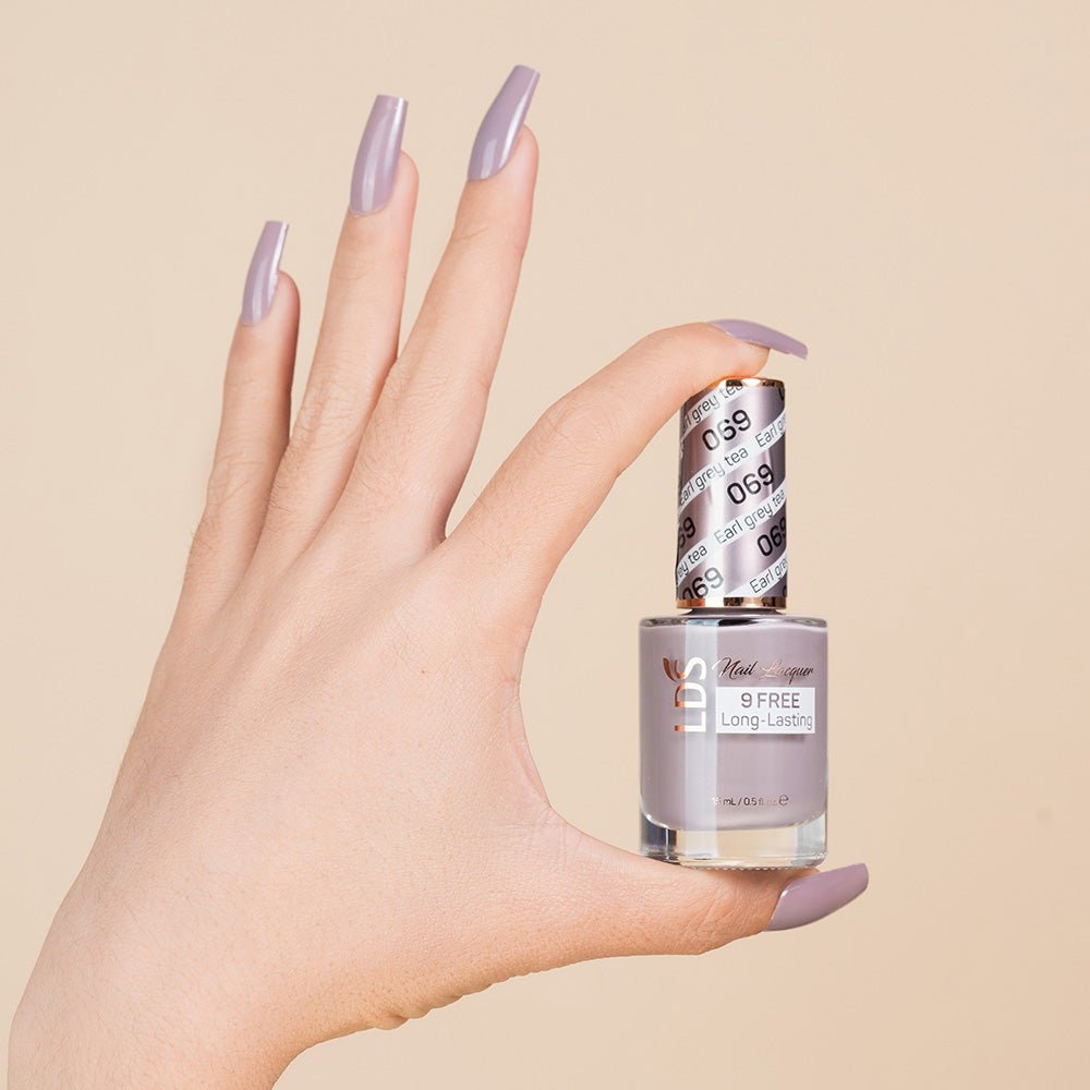LDS Nail Lacquer - 069 Earl Grey Tea - DTK Nail Supply