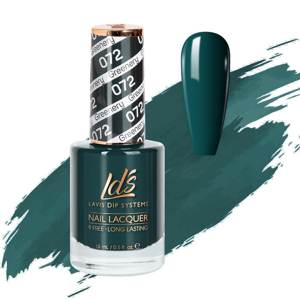 LDS Nail Lacquer - 072 Greenery - DTK Nail Supply