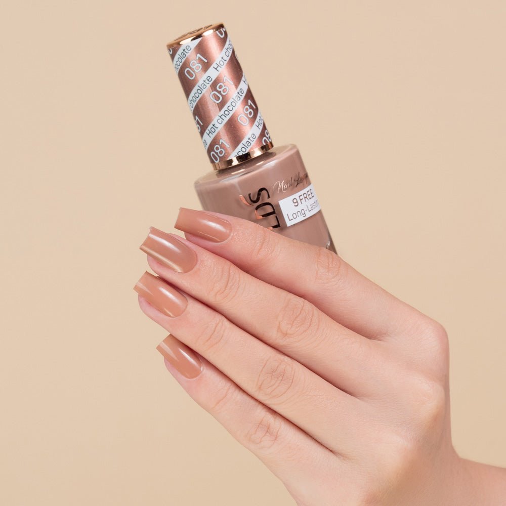 LDS Nail Lacquer - 081 Hot Chocolate - DTK Nail Supply