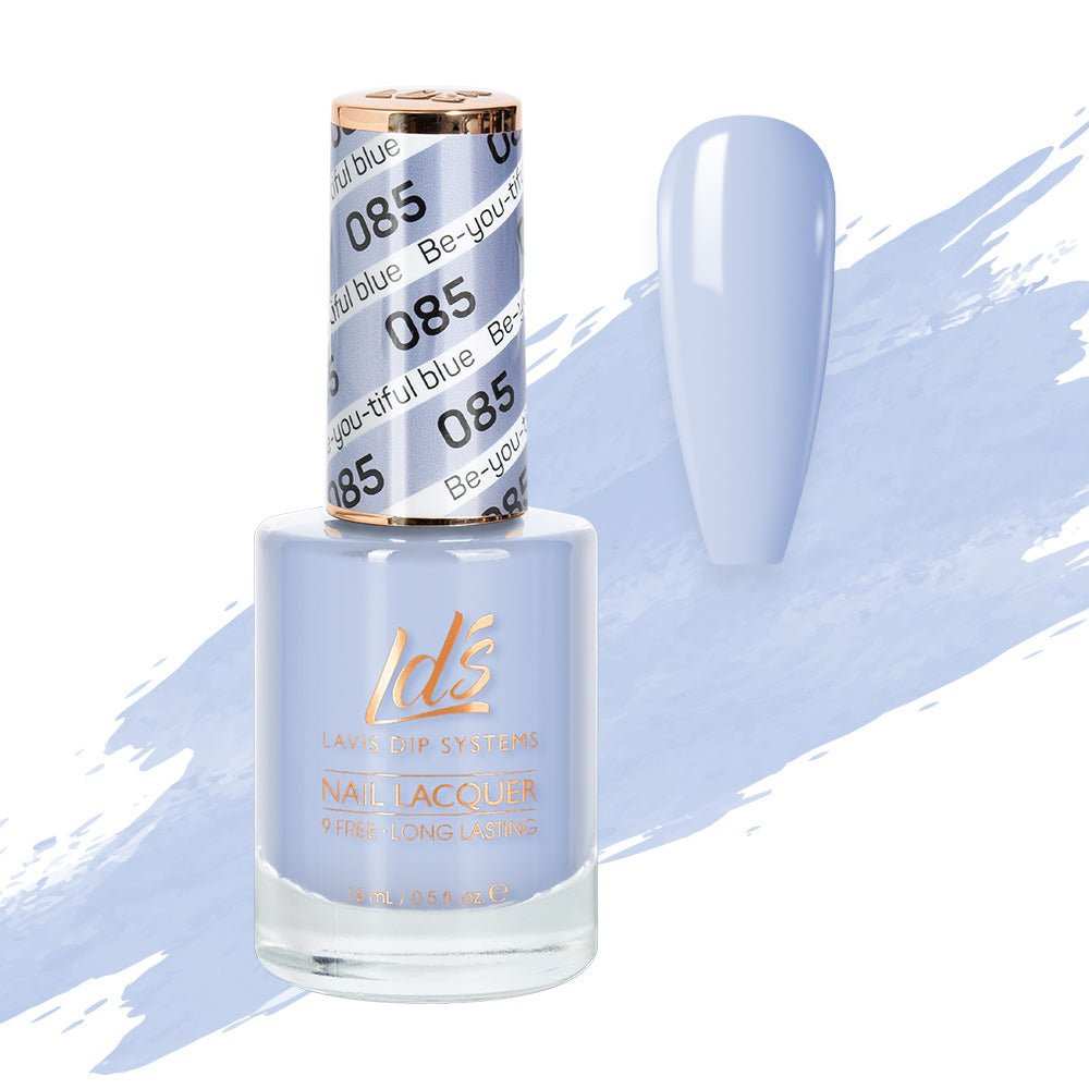LDS Nail Lacquer - 085 Be - You - Tiful Blue - DTK Nail Supply
