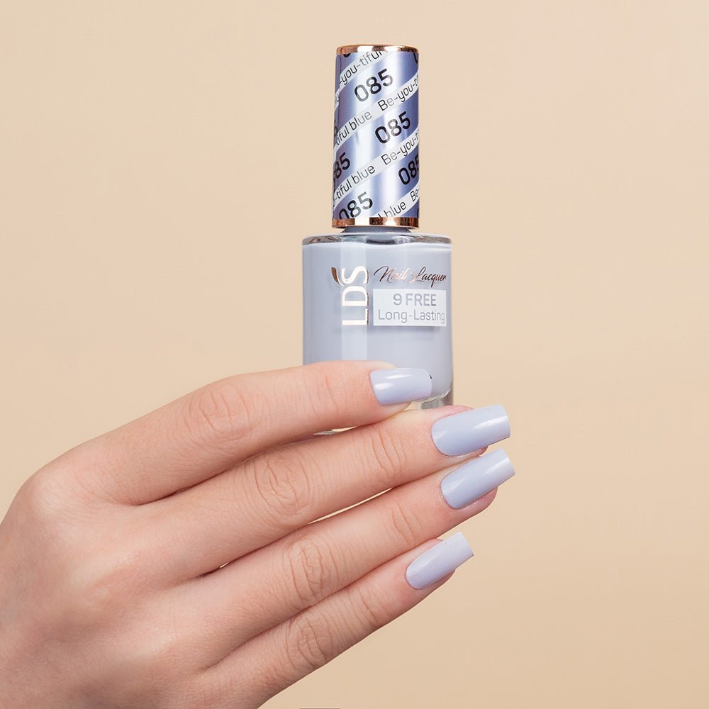LDS Nail Lacquer - 085 Be - You - Tiful Blue - DTK Nail Supply