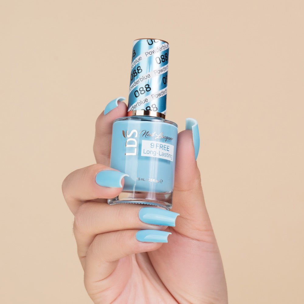 LDS Nail Lacquer - 088 Powderblue - DTK Nail Supply