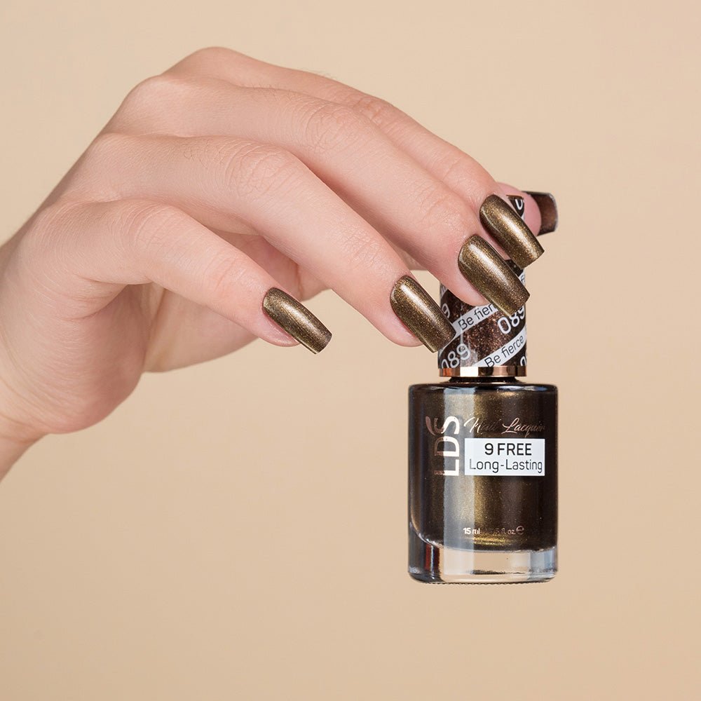 LDS Nail Lacquer - 089 Be Fierce - DTK Nail Supply