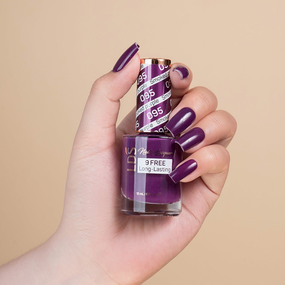 LDS Nail Lacquer - 095 Smoked Purple - DTK Nail Supply
