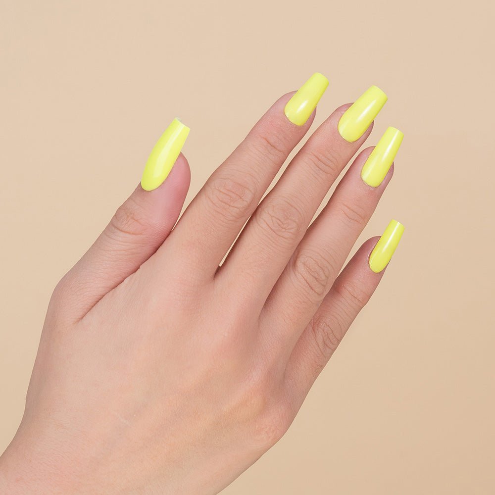 LDS Nail Lacquer - 099 Pale Yellow - DTK Nail Supply
