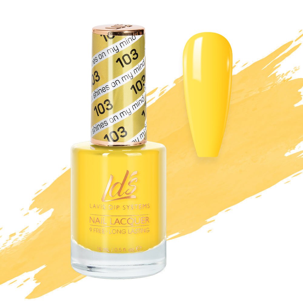 LDS Nail Lacquer - 103 Sun Shines On My Mind - DTK Nail Supply
