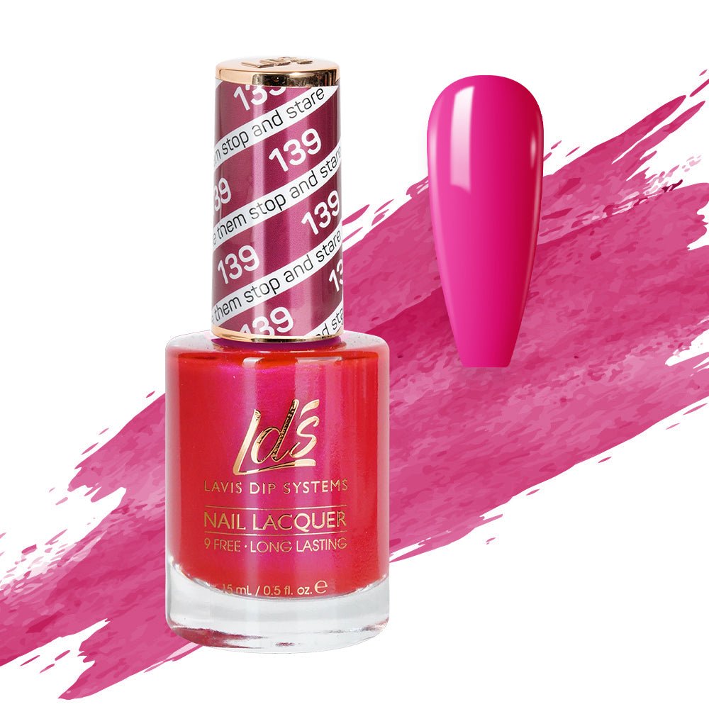 LDS Nail Lacquer - 139 Make Them Stop And Stare - DTK Nail Supply