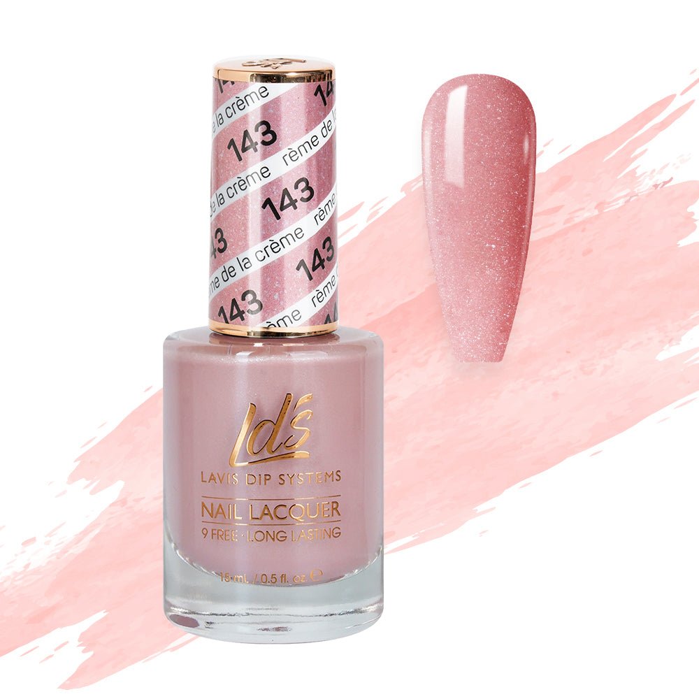 LDS Nail Lacquer - 143 Crème De La Crème - DTK Nail Supply