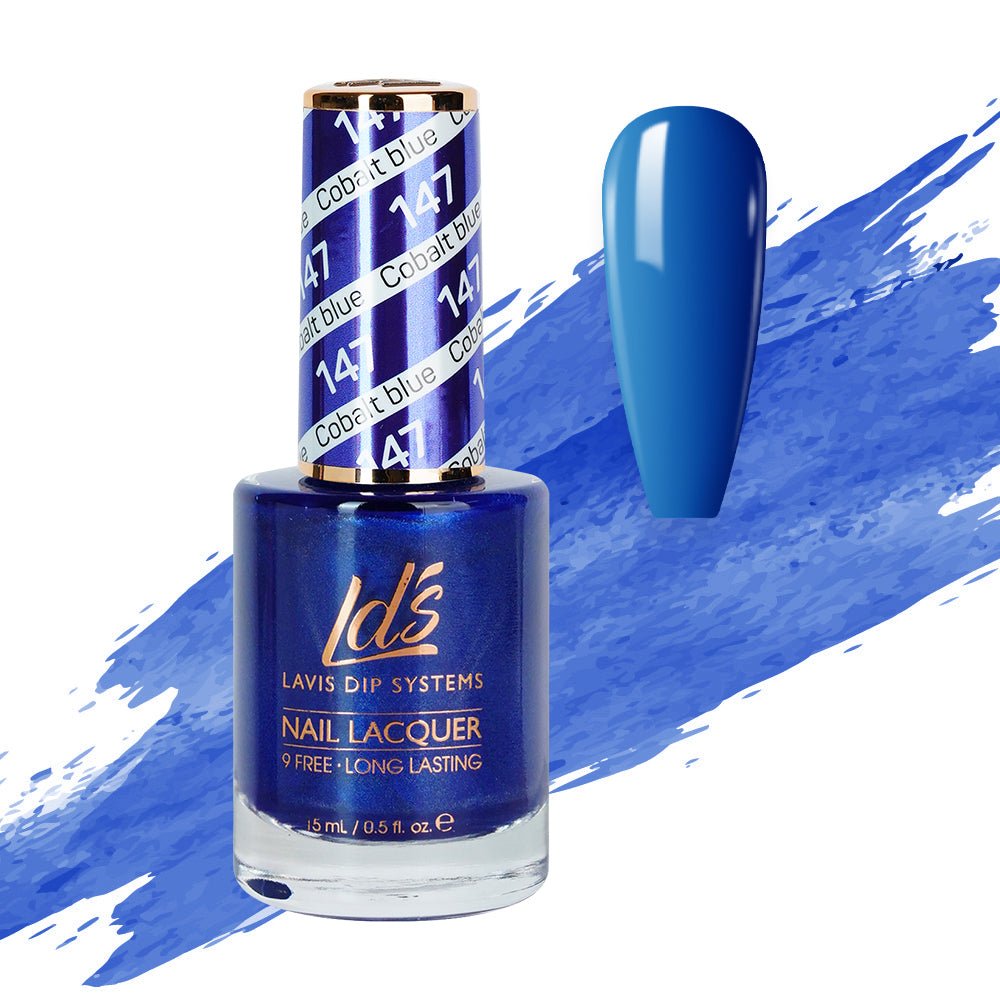 LDS Nail Lacquer - 147 Cobalt Blue - DTK Nail Supply