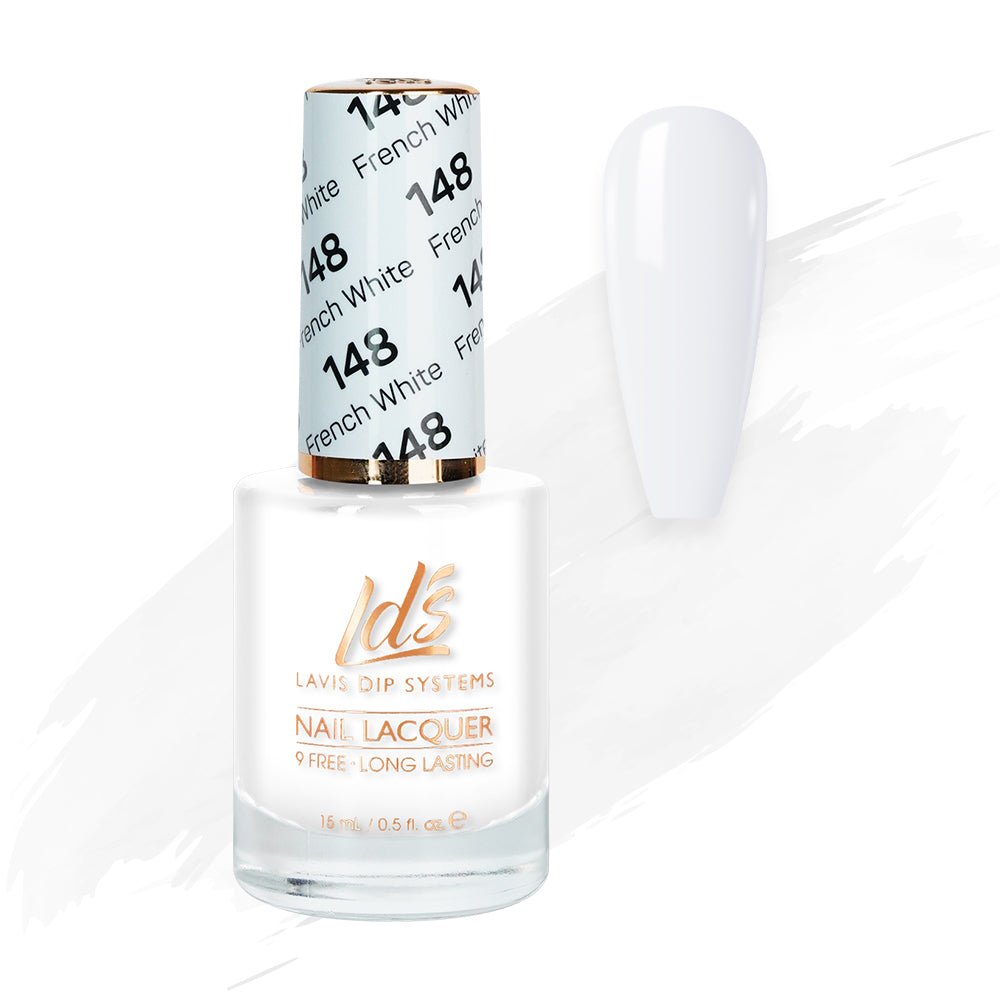 LDS Nail Lacquer - 148 French White - DTK Nail Supply