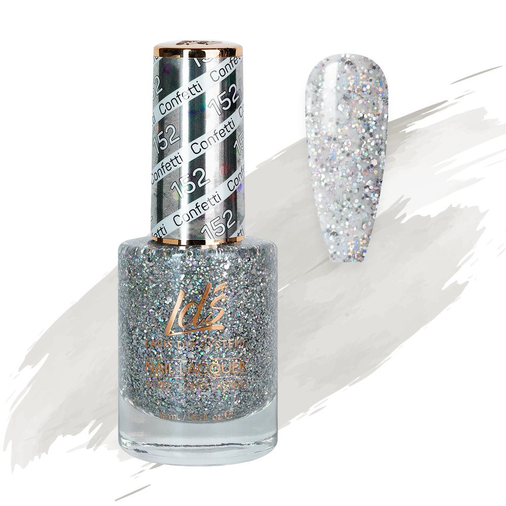LDS Nail Lacquer - 152 Confetti - DTK Nail Supply