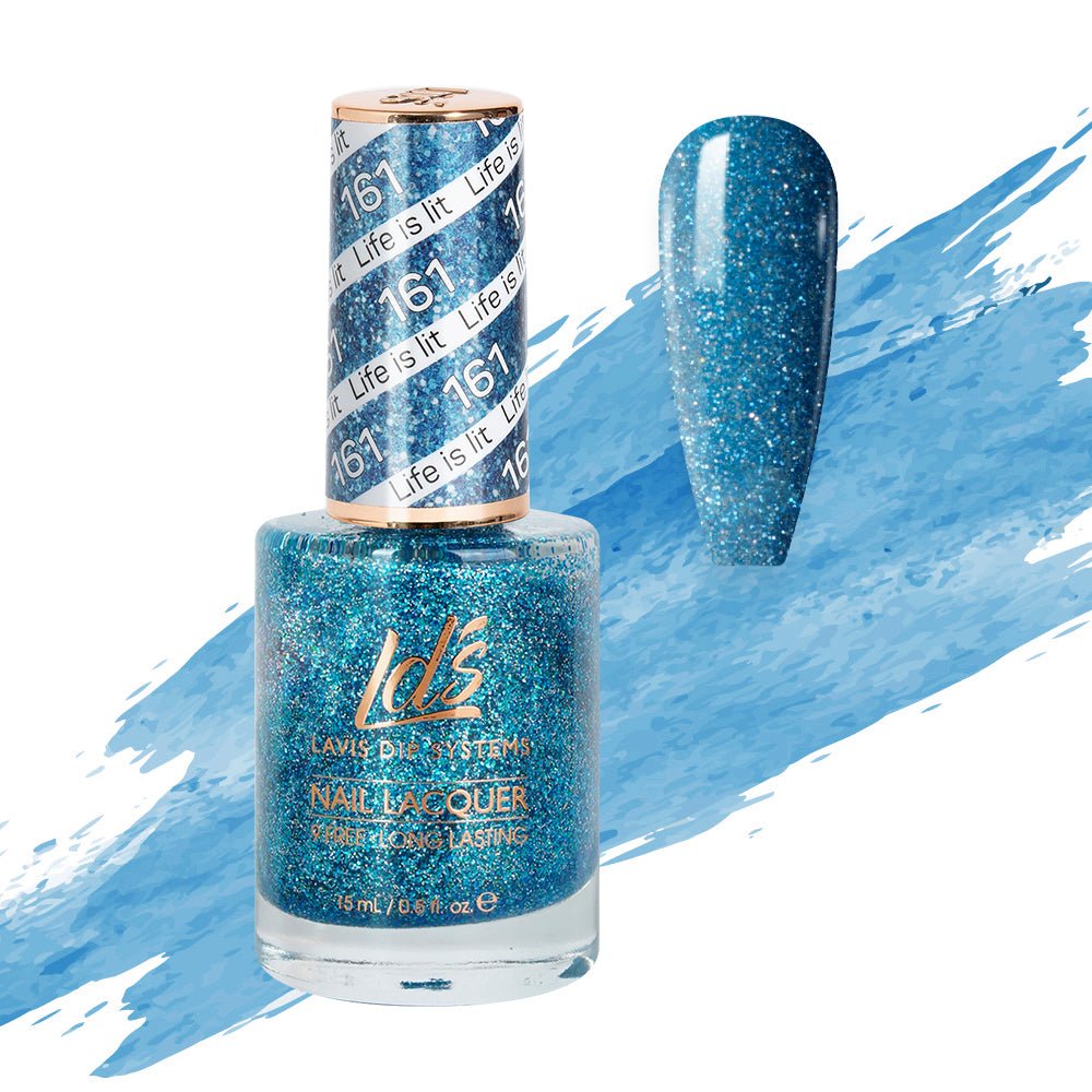 LDS Nail Lacquer - 161 Life Is Lit - DTK Nail Supply