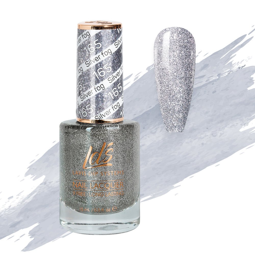 LDS Nail Lacquer - 165 Silver Fog - DTK Nail Supply