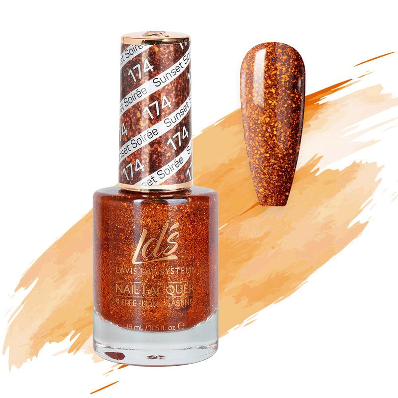 LDS Nail Lacquer - 174 Sunset Soirée - DTK Nail Supply