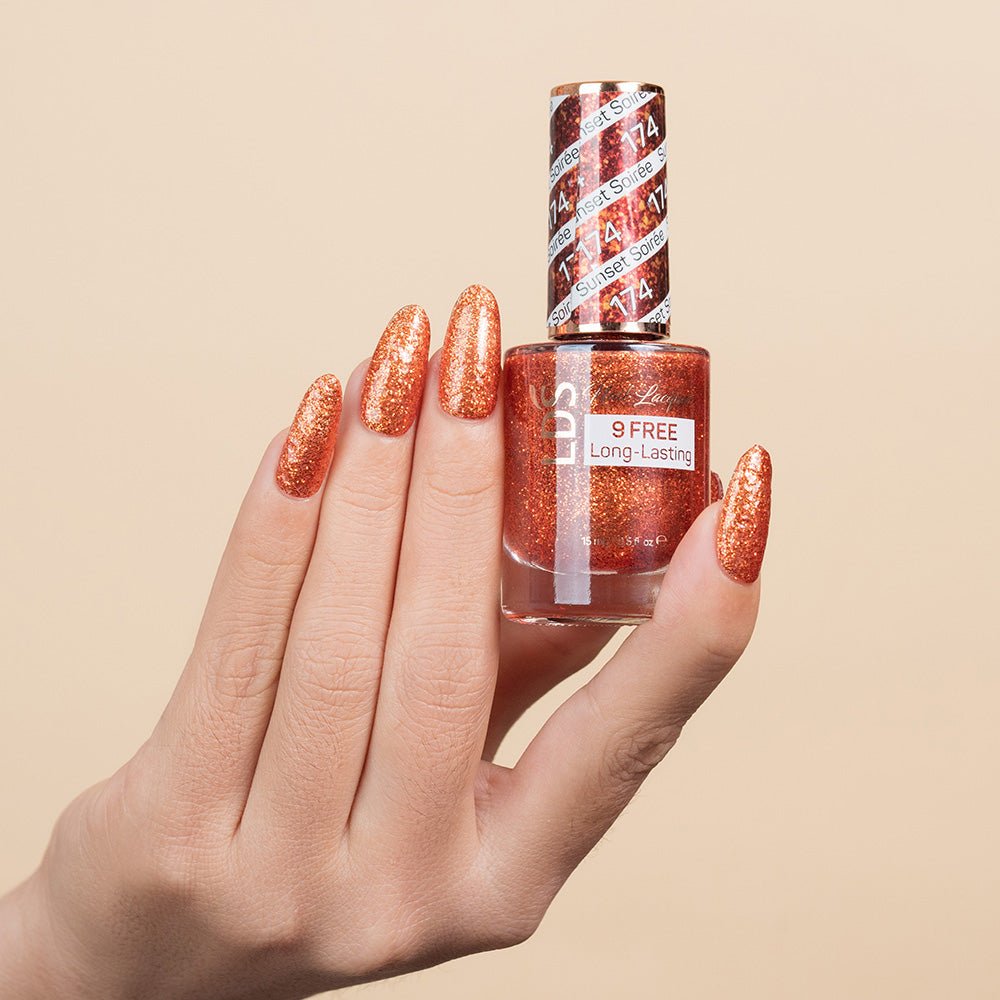 LDS Nail Lacquer - 174 Sunset Soirée - DTK Nail Supply