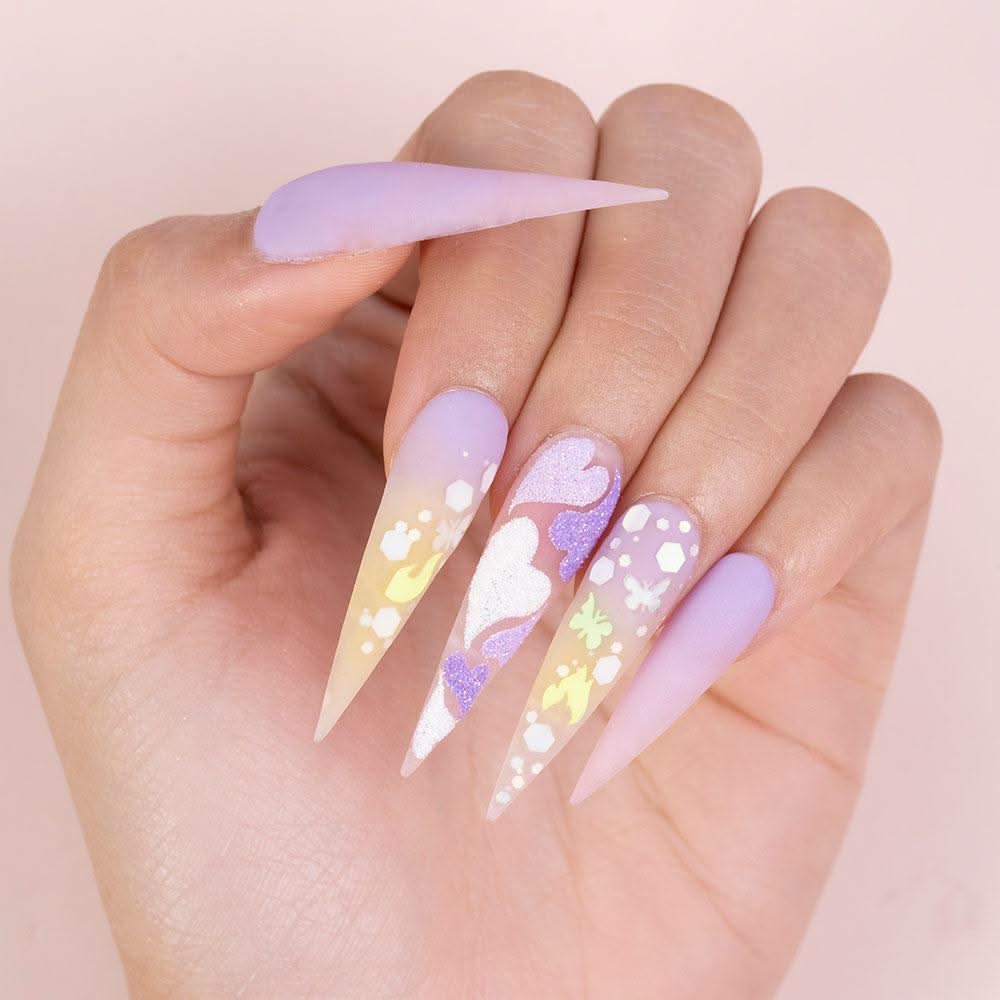 LDS Painting Gel Nail Art - 0.5oz Purple 08 - DTK Nail Supply