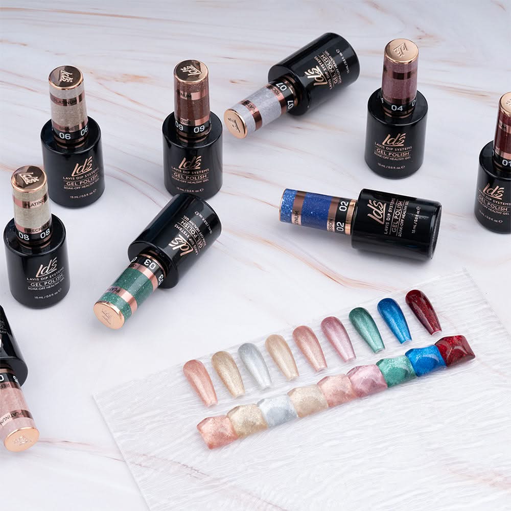 LDS Platinum Collection (9 colors): 01 - 09 - DTK Nail Supply