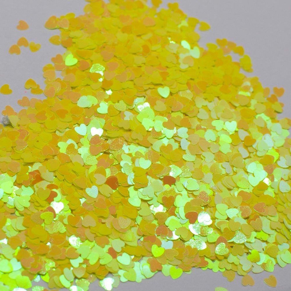 LDS Sweet Heart Glitter Nail Art - 0.5oz SH03 Sunset - DTK Nail Supply