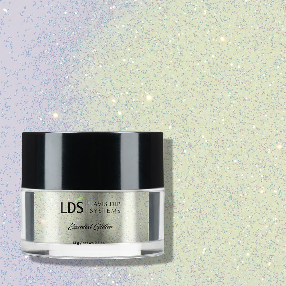 LDS UV Glitter Nail Art - 0.5oz Butter Cream UV01 - DTK Nail Supply