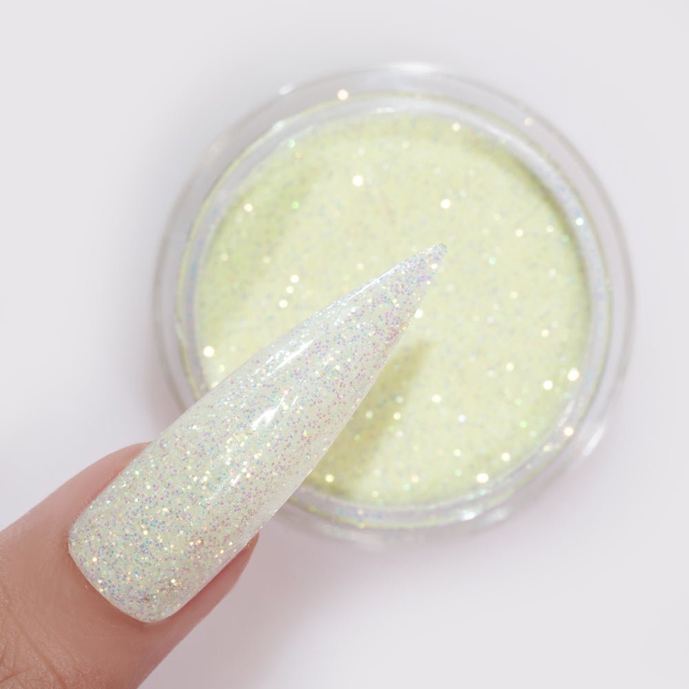 LDS UV Glitter Nail Art - 0.5oz Butter Cream UV01 - DTK Nail Supply