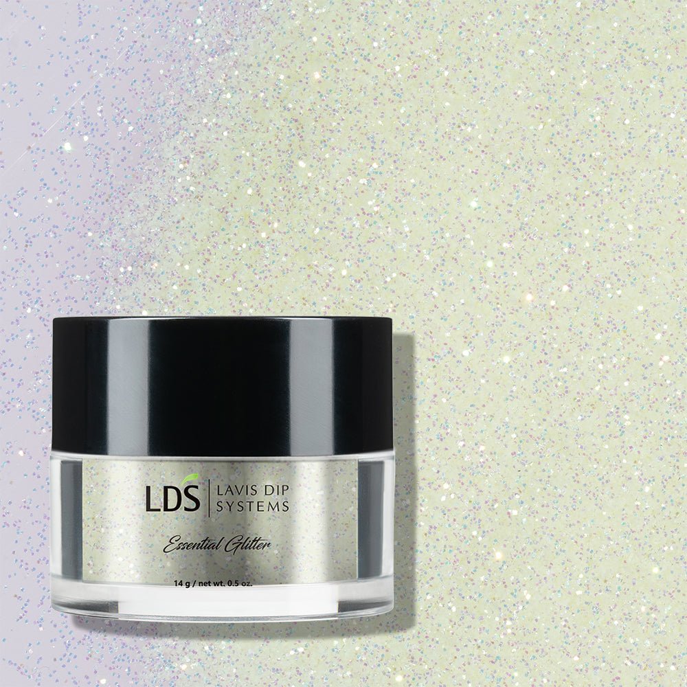 LDS UV Glitter Nail Art - 0.5oz Lemon Drop UV03 - DTK Nail Supply