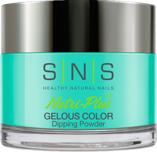  SNS Dipping Powder Nail - LG12 - Neon Tetra - Mint, Neon Colors by SNS sold by DTK Nail Supply