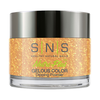  SNS Dipping Powder Nail - LV06 - Fleur-De-Lis - Orange, Glitter Colors by SNS sold by DTK Nail Supply
