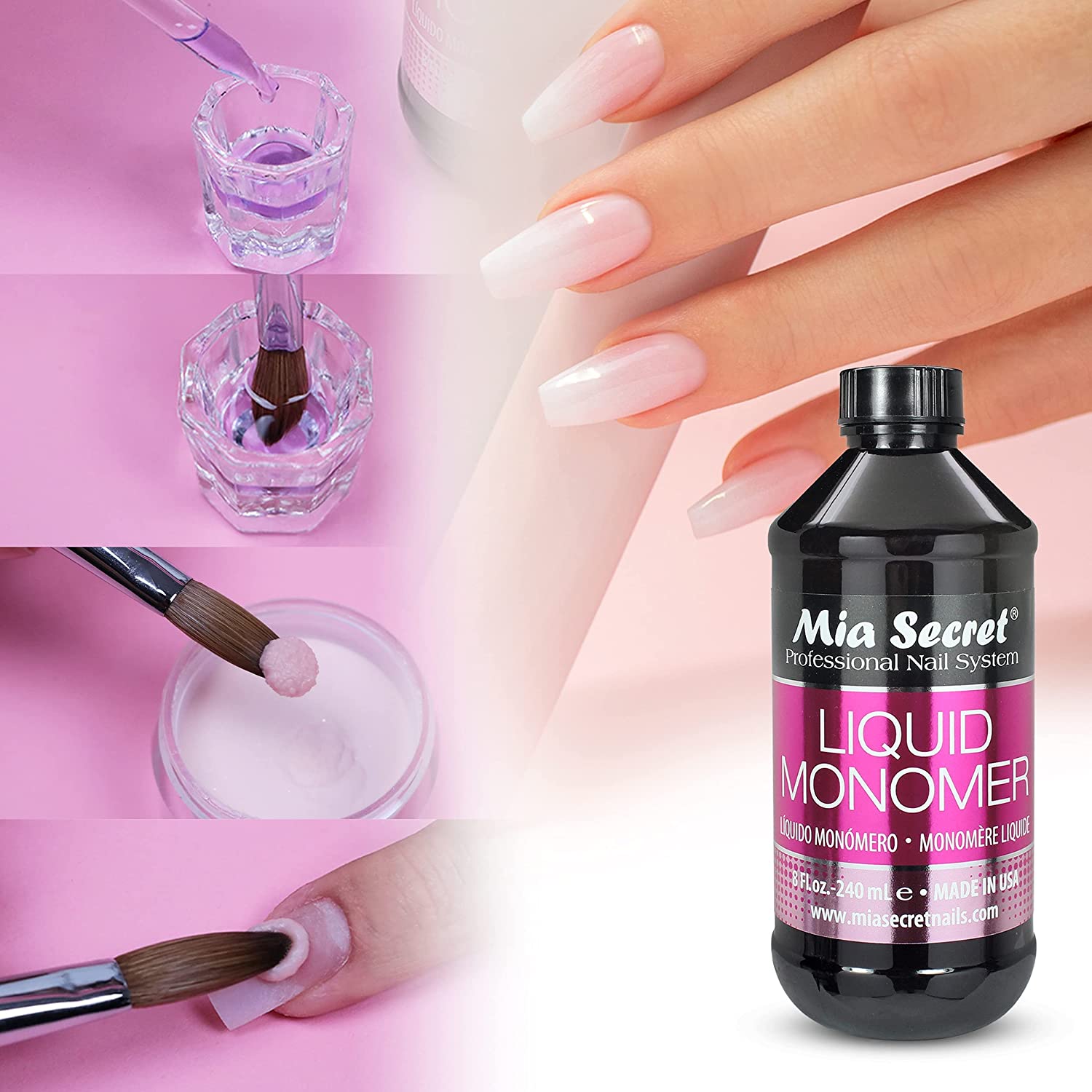 Mia Secret Liquid Monomer - DTK Nail Supply