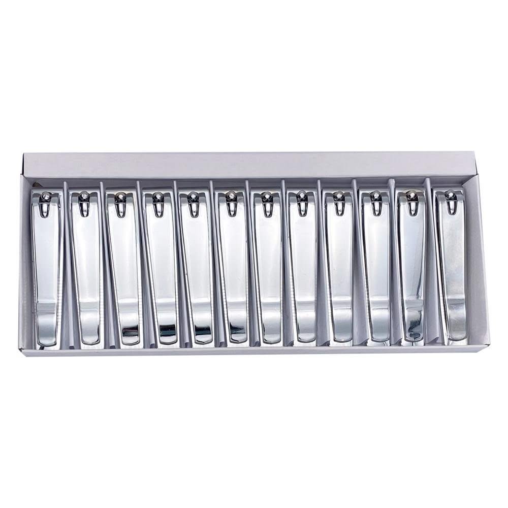 Nail Clipper Carbon Steel - FLAT (Set of 12) - DTK Nail Supply