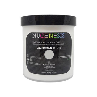  NuGenesis American White - Pink & White 16 oz by NuGenesis sold by DTK Nail Supply