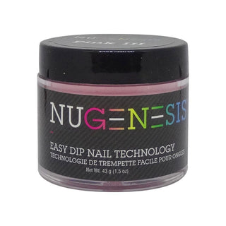  NuGenesis Pink III - Pink & White 1.5 oz by NuGenesis sold by DTK Nail Supply