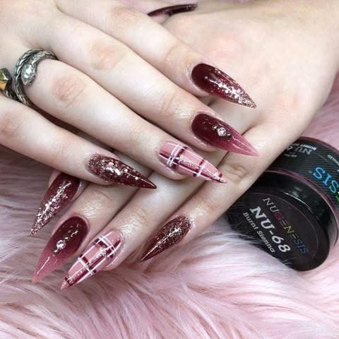 NuGenesis Dipping Powder Nail - NU 068 Burnt Sienna - DTK Nail Supply