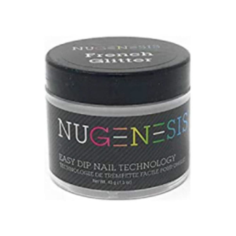 NuGenesis French Glitter - Pink & White 1.5 oz - DTK Nail Supply