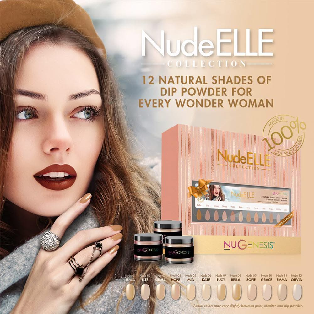 NuGenesis NudeElle Collection (01 - > 12) - DTK Nail Supply
