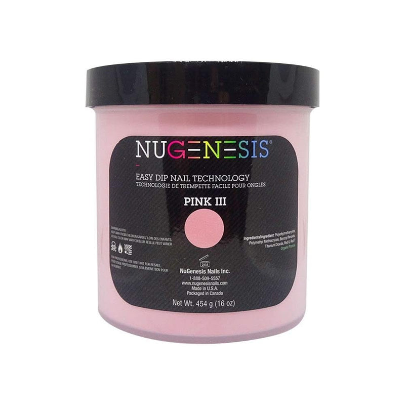 NuGenesis Pink III - Pink & White 16 oz - DTK Nail Supply